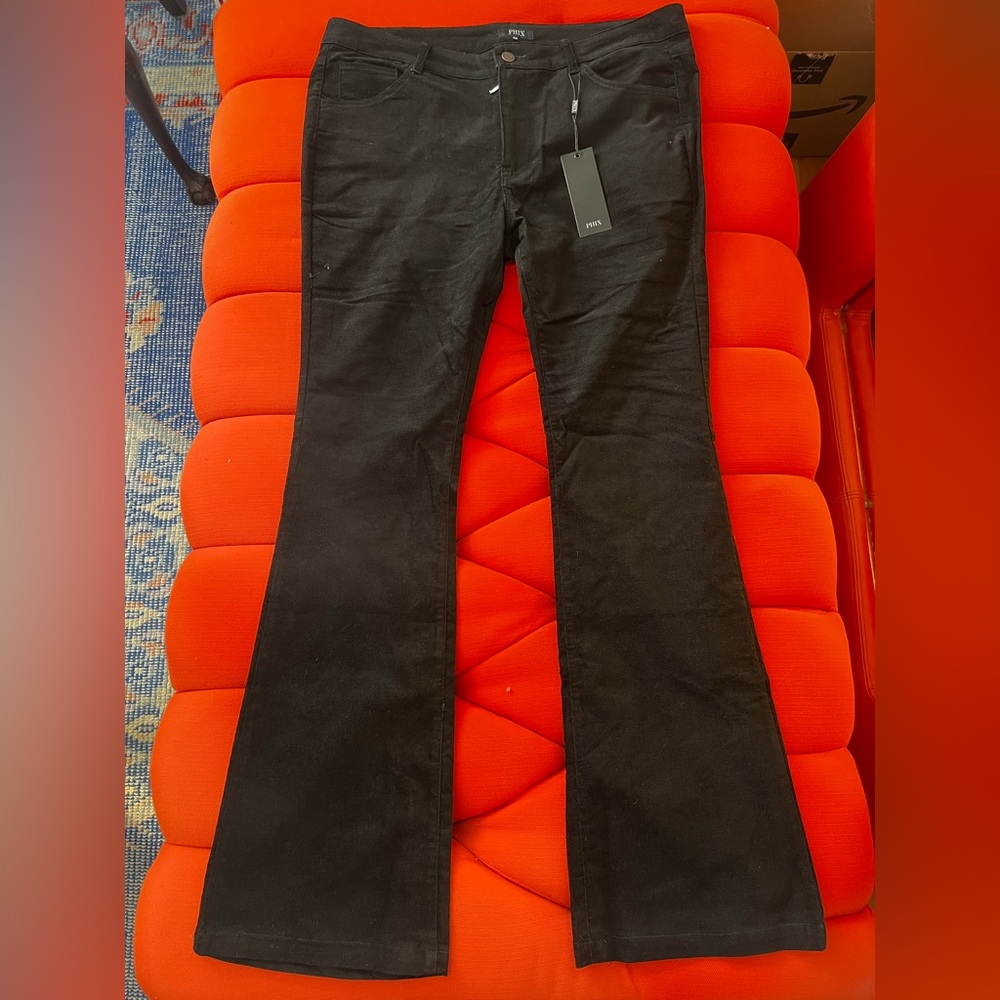 Black velvet flairs 36W